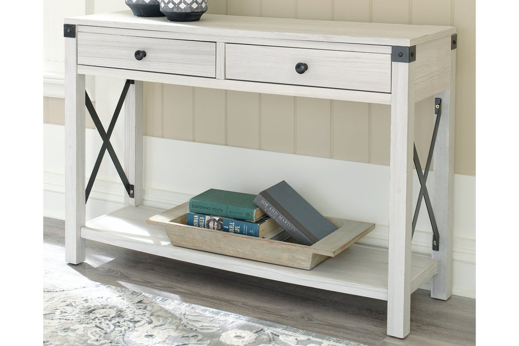 Bayflynn Whitewash Sofa/Console Table - T172-4 - Gate Furniture