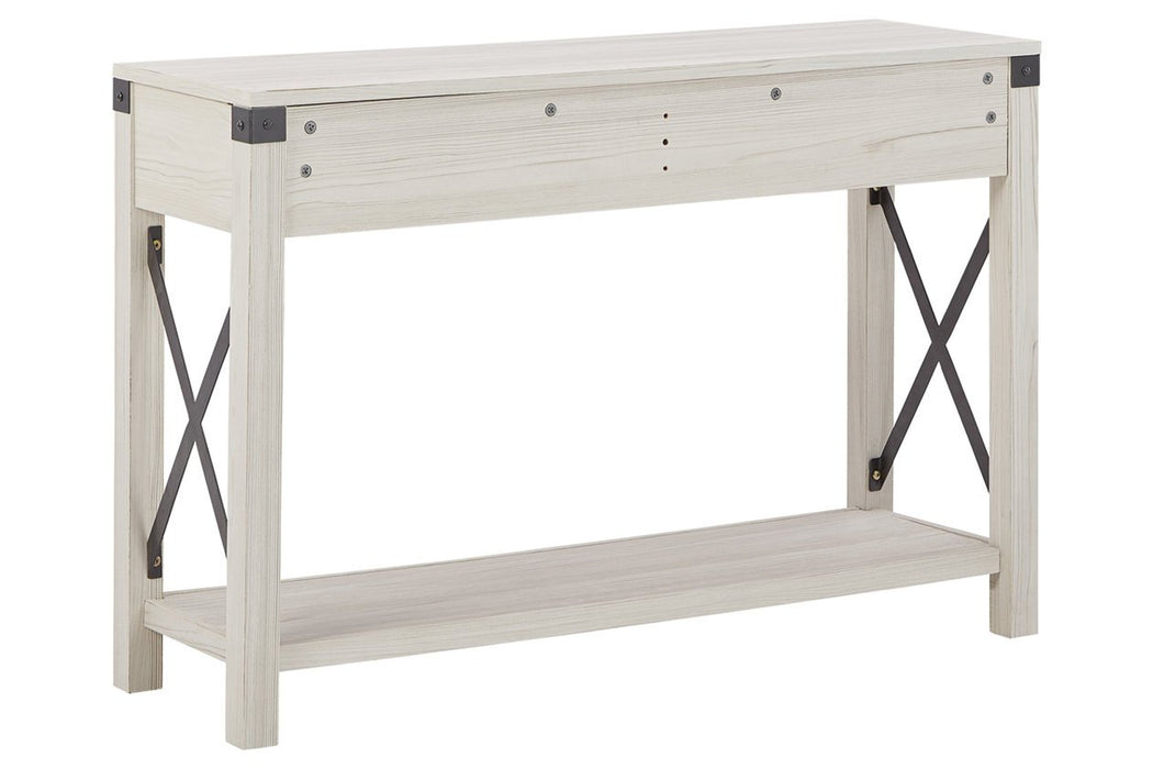 Bayflynn Whitewash Sofa/Console Table - T172-4 - Gate Furniture