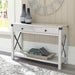 Bayflynn Whitewash Sofa/Console Table - T172-4 - Gate Furniture