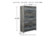 Baystorm Gray Chest of Drawers - B221-46 - Gate Furniture