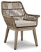 Beach Front Arm Chair with Cushion (Set of 2) - P399-601A - In Stock Furniture