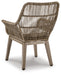Beach Front Arm Chair with Cushion (Set of 2) - P399-601A - In Stock Furniture