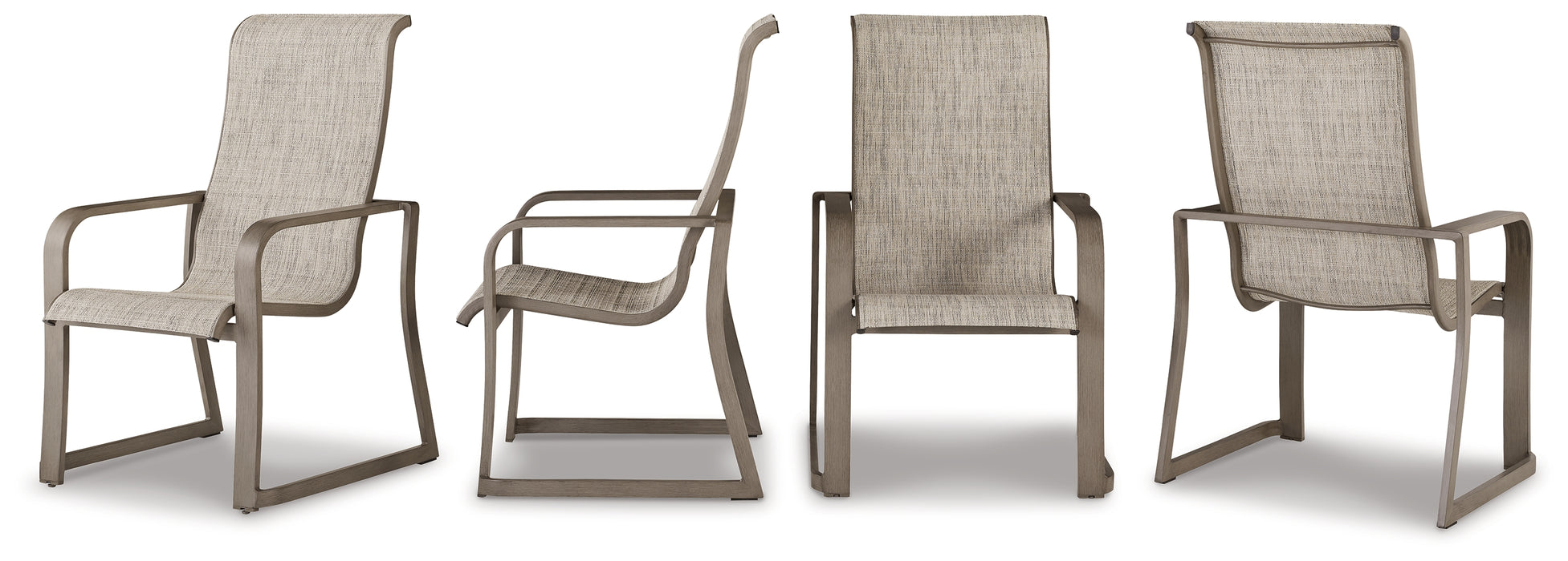 Beach Front Sling Arm Chair (Set of 4) - P323-601A - In Stock Furniture