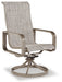 Beach Front Sling Swivel Chair (Set of 2) - P323-603A - In Stock Furniture