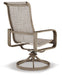 Beach Front Sling Swivel Chair (Set of 2) - P323-603A - In Stock Furniture