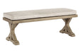 Beachcroft Beige Bench with Cushion - P791-600 - Gate Furniture