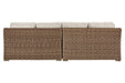Beachcroft Beige Left-Arm Facing Loveseat/Right-Arm Facing Loveseat - P791-854 - Gate Furniture