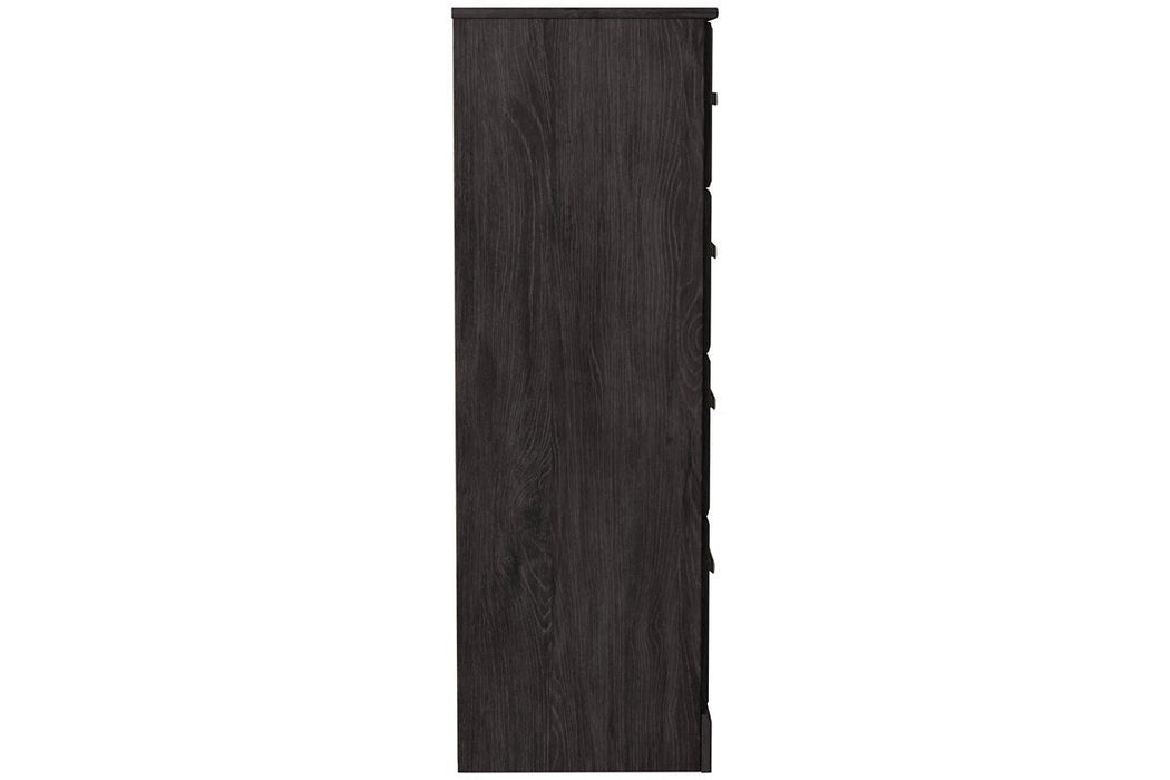 Belachime Black Chest of Drawers - B2589-44 - Gate Furniture