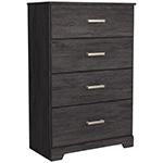 Belachime Black Chest of Drawers - B2589-44 - Gate Furniture