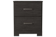 Belachime Black Nightstand - B2589-92 - Gate Furniture