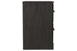 Belachime Black Nightstand - B2589-92 - Gate Furniture