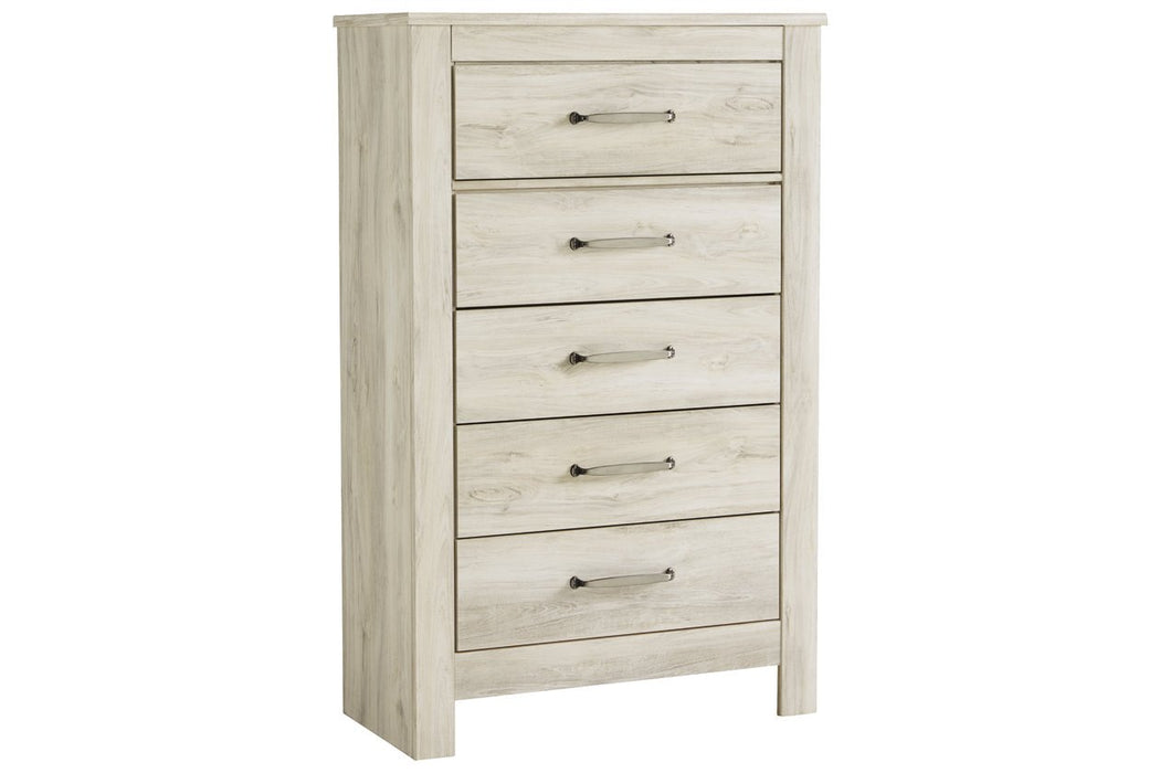 Bellaby Whitewash Chest of Drawers - B331-46 - Gate Furniture