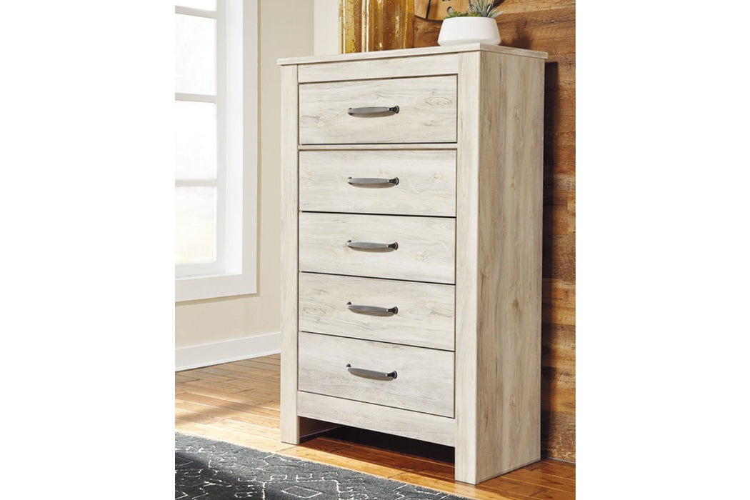 Bellaby Whitewash Chest of Drawers - B331-46 - Gate Furniture