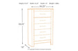 Bellaby Whitewash Chest of Drawers - B331-46 - Gate Furniture