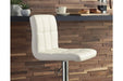 Bellatier Bone Adjustable Height Bar Stool - D120-230 - Gate Furniture