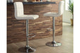 Bellatier Bone Adjustable Height Bar Stool - D120-230 - Gate Furniture