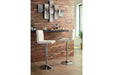 Bellatier Bone Adjustable Height Bar Stool - D120-230 - Gate Furniture