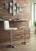 Bellatier Bone Adjustable Height Bar Stool - D120-230 - Gate Furniture