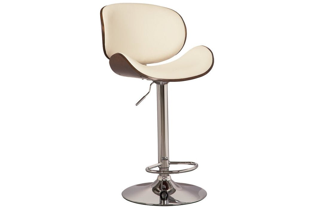 Bellatier Bone Adjustable Height Bar Stool - D120-630 - Gate Furniture