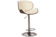 Bellatier Bone Adjustable Height Bar Stool - D120-630 - Gate Furniture