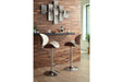 Bellatier Bone Adjustable Height Bar Stool - D120-630 - Gate Furniture