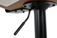 Bellatier Brown Adjustable Height Bar Stool - D120-530 - Gate Furniture