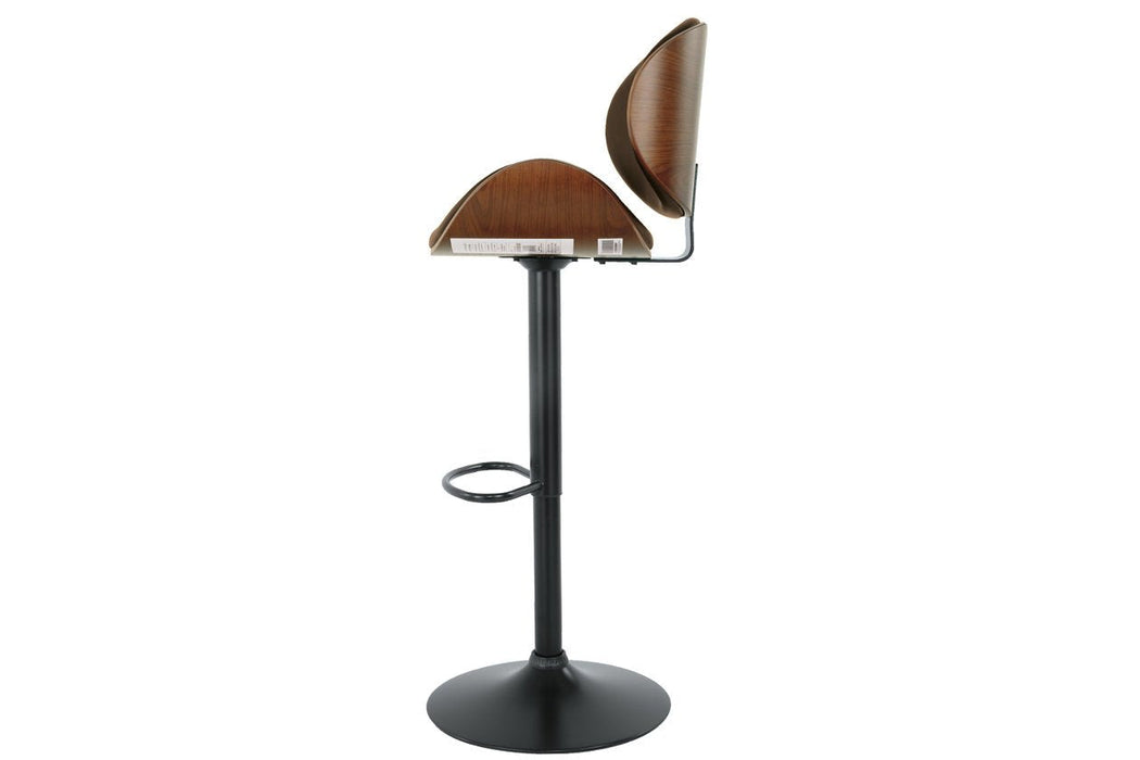 Bellatier Brown Adjustable Height Bar Stool - D120-530 - Gate Furniture