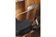 Bellatier Brown/Black Adjustable Height Bar Stool - D120-330 - Gate Furniture