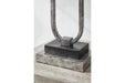 Bennish Antique Silver Finish Table Lamp - L208284 - Gate Furniture