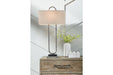 Bennish Antique Silver Finish Table Lamp - L208284 - Gate Furniture