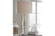 Bernadate Whitewash Table Lamp (Set of 2) - L235344 - Gate Furniture