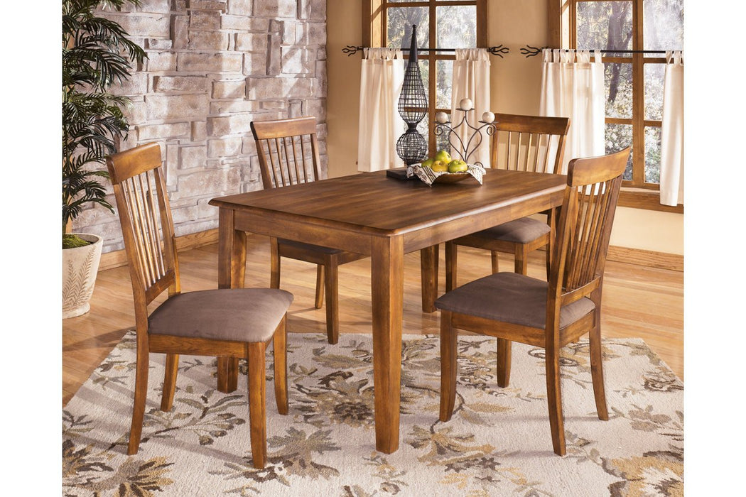 Berringer Rustic Brown Dining Chair (Set of 2) - D199-01 - Gate Furniture