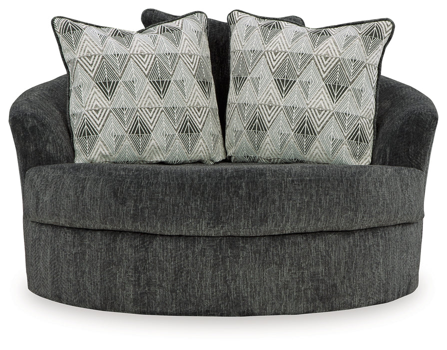 Biddeford Oversized Swivel Accent Chair - 3550421
