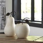 Bidelia Antique White Sculpture (Set of 2) - A2000381 - Gate Furniture