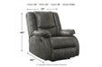 Bladewood Slate Recliner - 6030629 - Gate Furniture