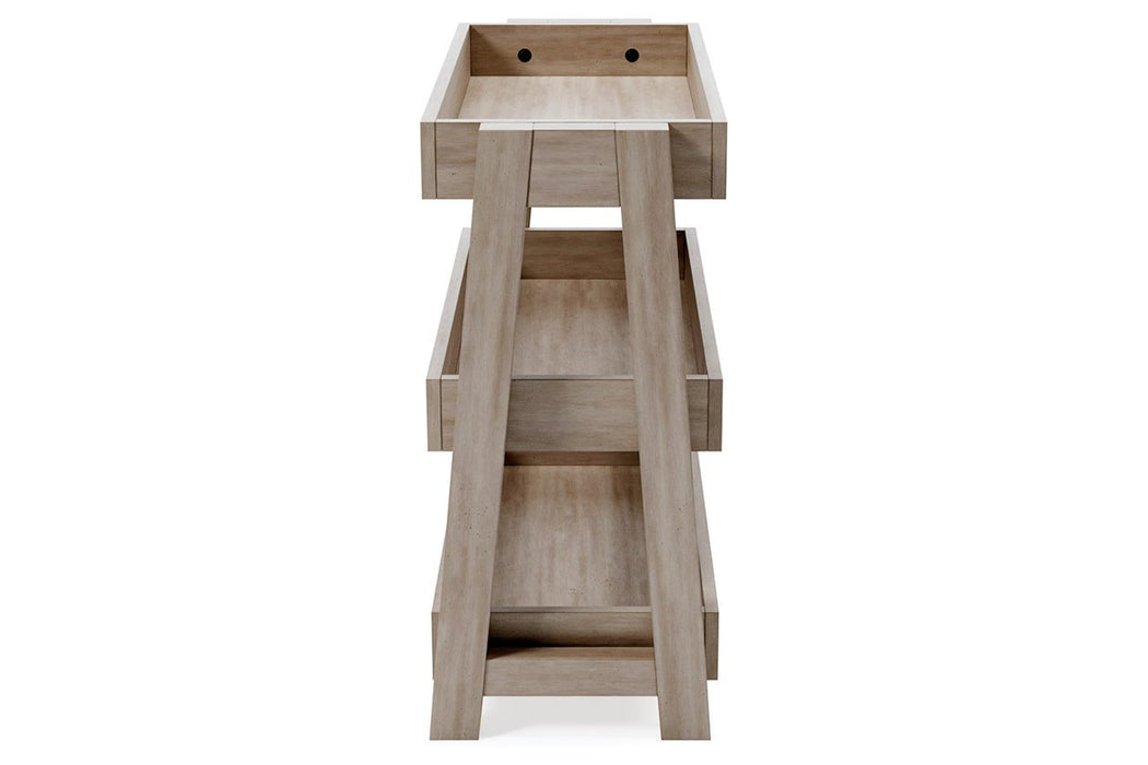 Blariden Light Tan Shelf Accent Table - A4000368 - Gate Furniture