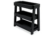 Blariden Metallic Gray Shelf Accent Table - A4000365 - Gate Furniture