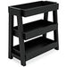 Blariden Metallic Gray Shelf Accent Table - A4000365 - Gate Furniture