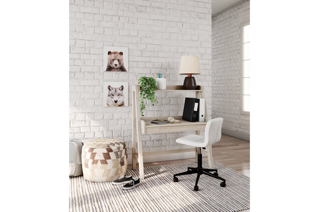 Blariden Natural Desk with Hutch - B008-327 - Gate Furniture