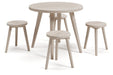 Blariden Natural Table and Chairs (Set of 5) - B008-125 - Gate Furniture