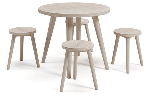 Blariden Natural Table and Chairs (Set of 5) - B008-125 - Gate Furniture