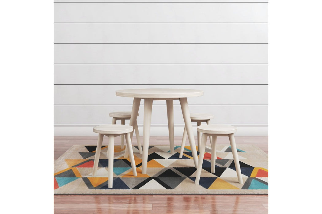 Blariden Natural Table and Chairs (Set of 5) - B008-125 - Gate Furniture