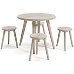 Blariden Natural Table and Chairs (Set of 5) - B008-125 - Gate Furniture
