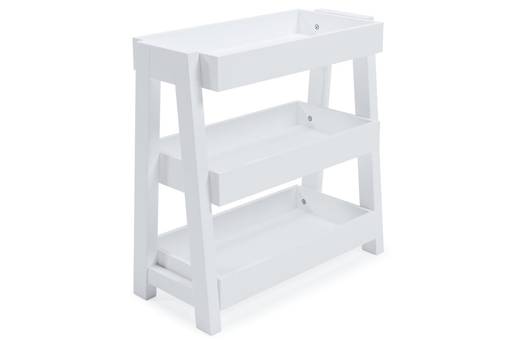 Blariden White Shelf Accent Table - A4000362 - Gate Furniture