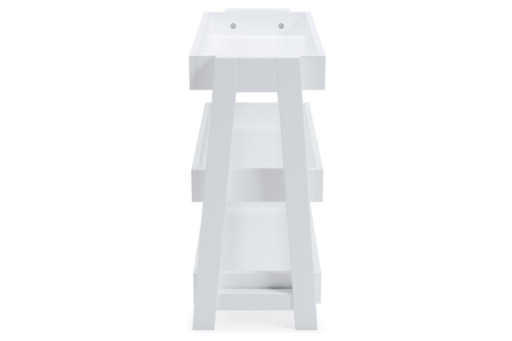 Blariden White Shelf Accent Table - A4000362 - Gate Furniture