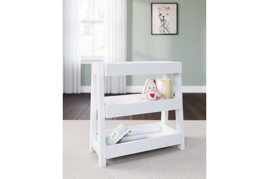 Blariden White Shelf Accent Table - A4000362 - Gate Furniture