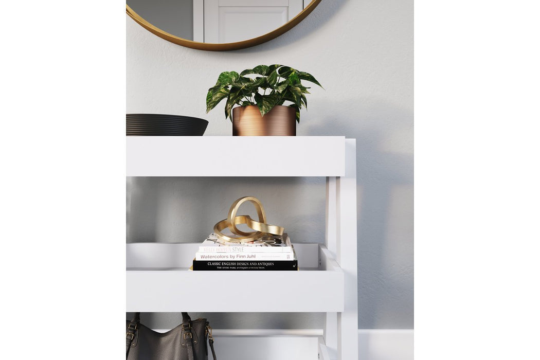 Blariden White Shelf Accent Table - A4000362 - Gate Furniture