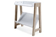 Blariden White/Tan Small Bookcase - A4000361 - Gate Furniture