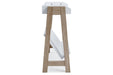 Blariden White/Tan Small Bookcase - A4000361 - Gate Furniture