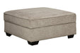 Bovarian Stone Ottoman - 5610311 - Gate Furniture